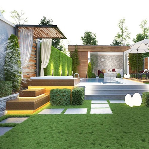 تجميل المساحات الخارجية