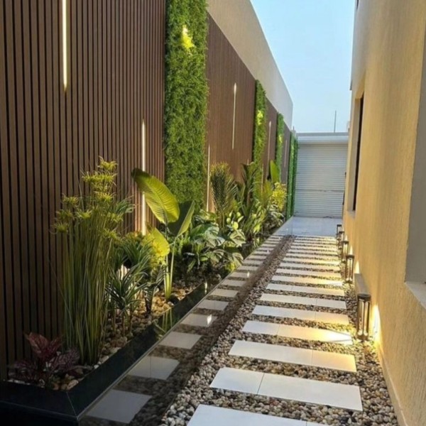 تنسيق الممرات و الأحواض الصخرية